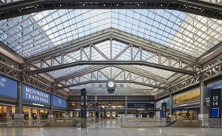 Amtrak Station At New York, NY – Moynihan Train Hall at Penn Station – (NYP)